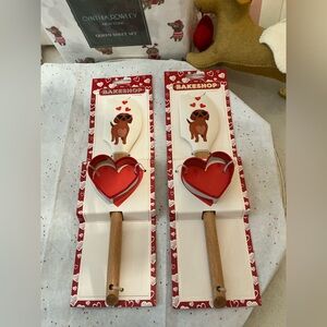 Dachshund Valentine spatula cookie cutter set Make your own gift set See photos!